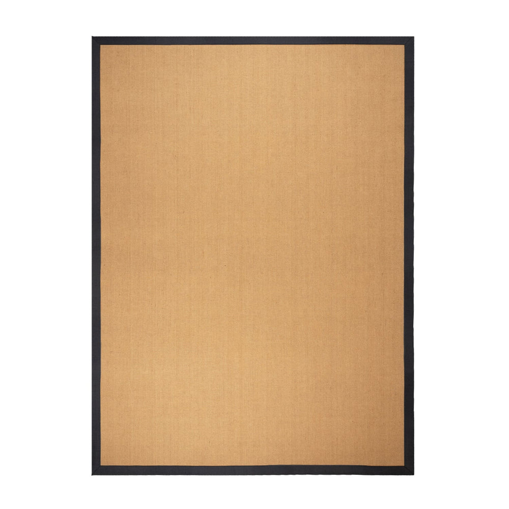 Sisal Rug - Tulum Border Black