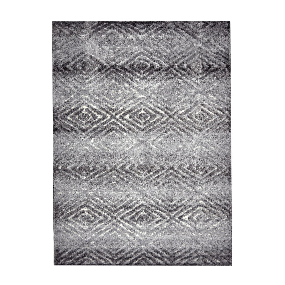 Soft floor rug - Oceane Geo Dark Grey