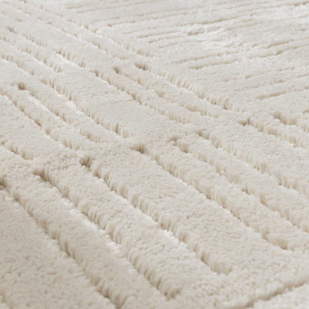 Scandinavian Rug - Yune Lines Cream