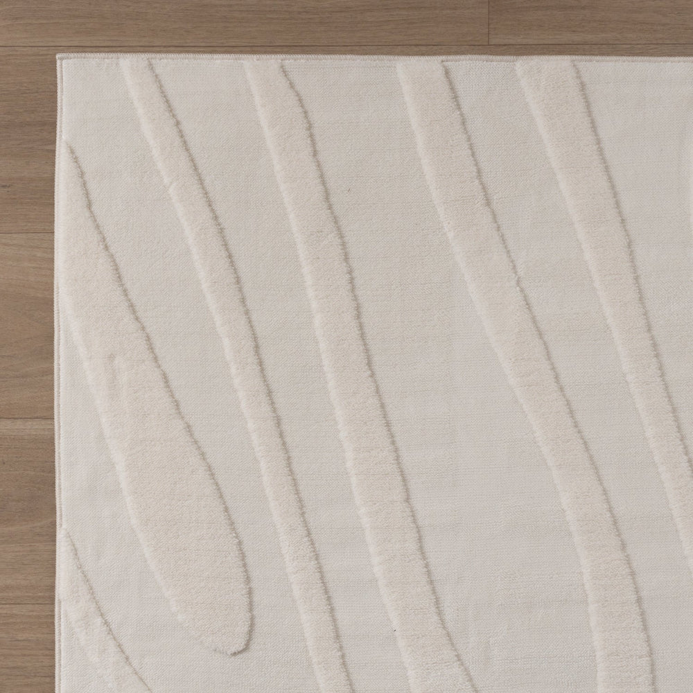 Scandinavian Rug - Charm Shapes White