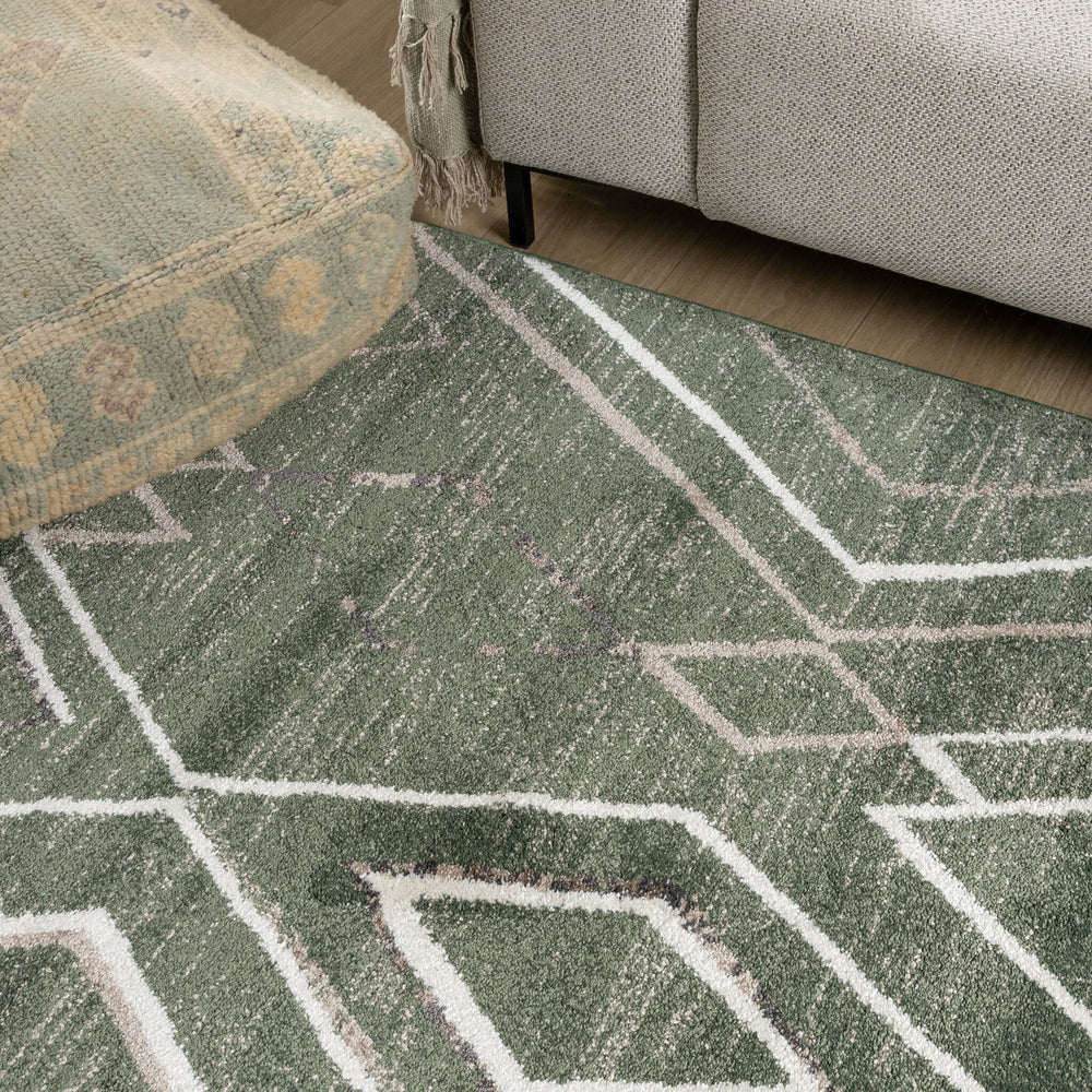 Berber Rug - Blend Diamond Green