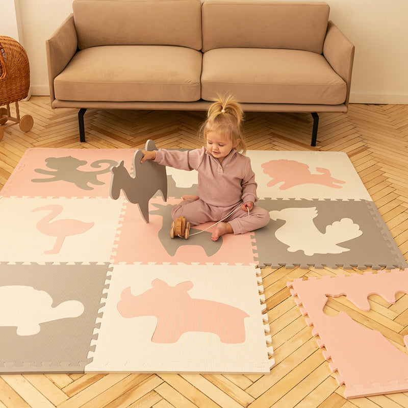 Foam Puzzle Mat XL - Lio Africa Pink