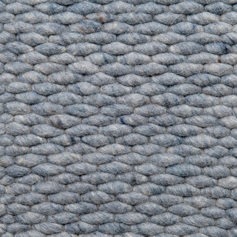 Wool floor rug made to measure - Genua Blue 227