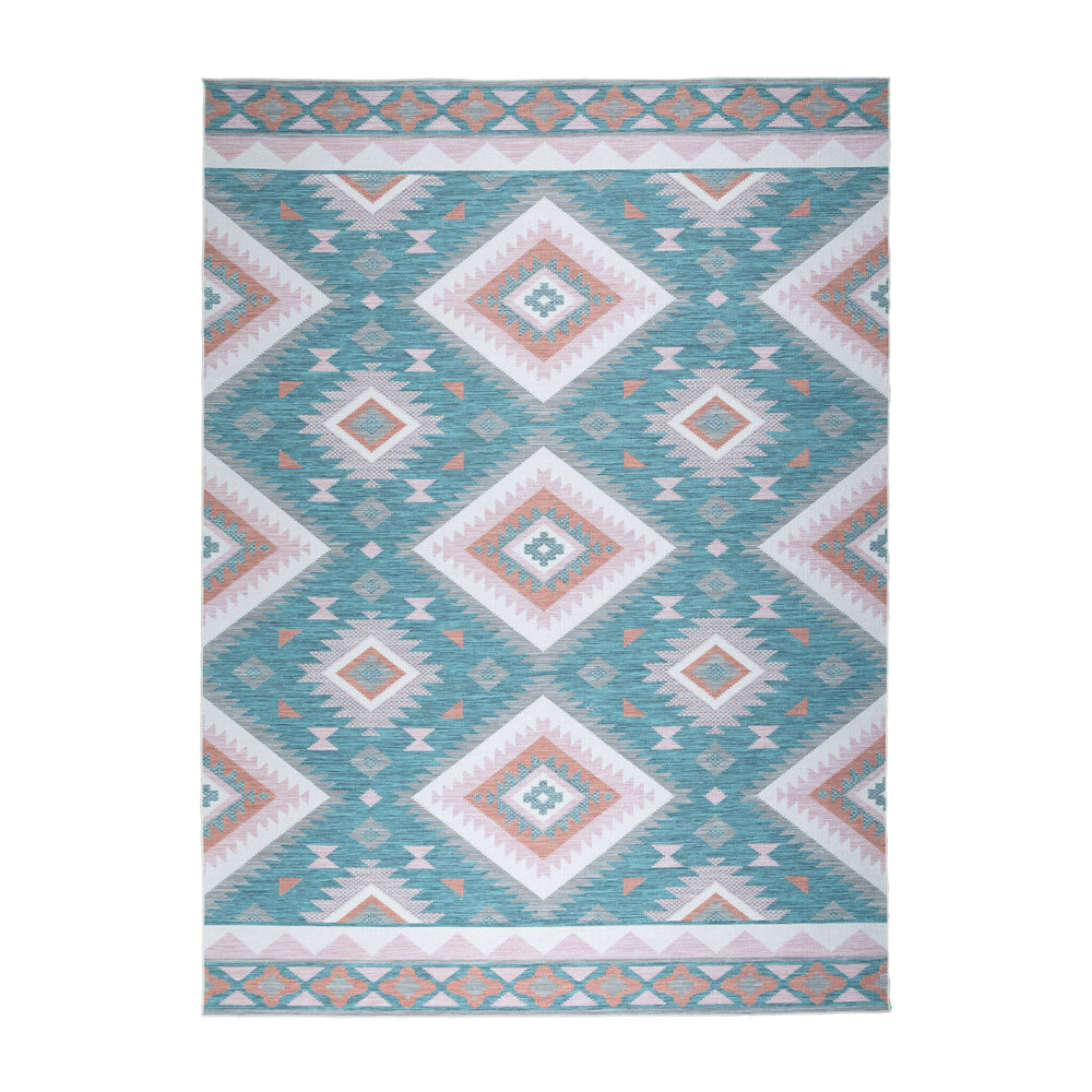 Bohemian Outdoor Rug - Vedra Aztec Blue