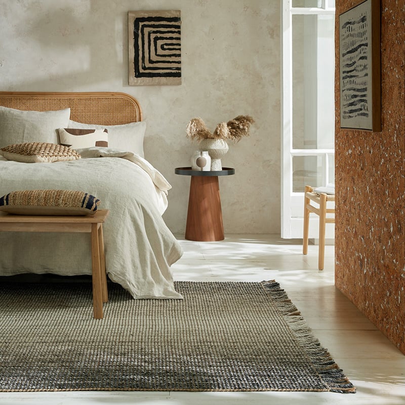 Jute Rug - Motto Ombre Grey