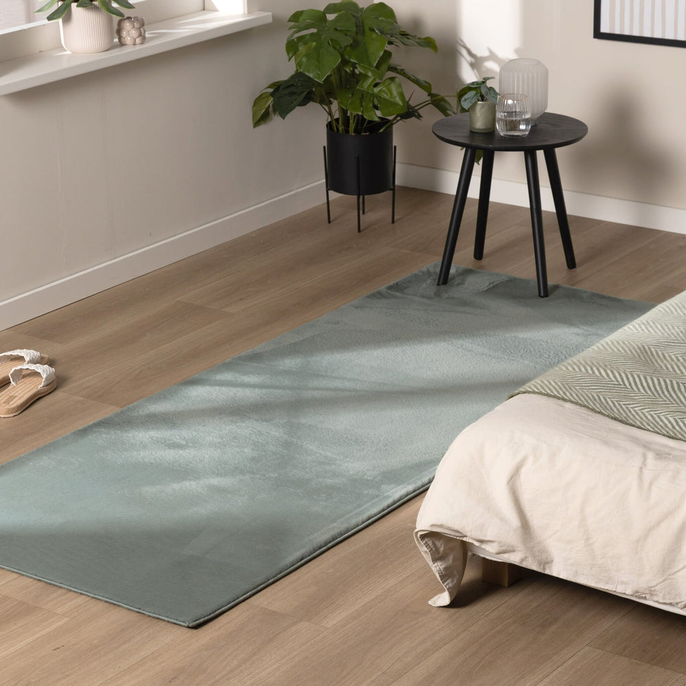 Soft Low-Pile Runner - Cozy Green