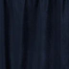Velvet curtains - Dark Blue - Rings