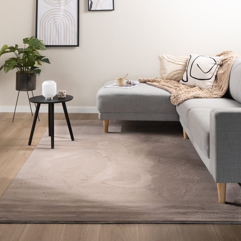 Soft Low-Pile Rug - Cozy Taupe