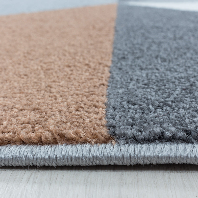 Modern floor rug - Optimism Design Brown/Gray