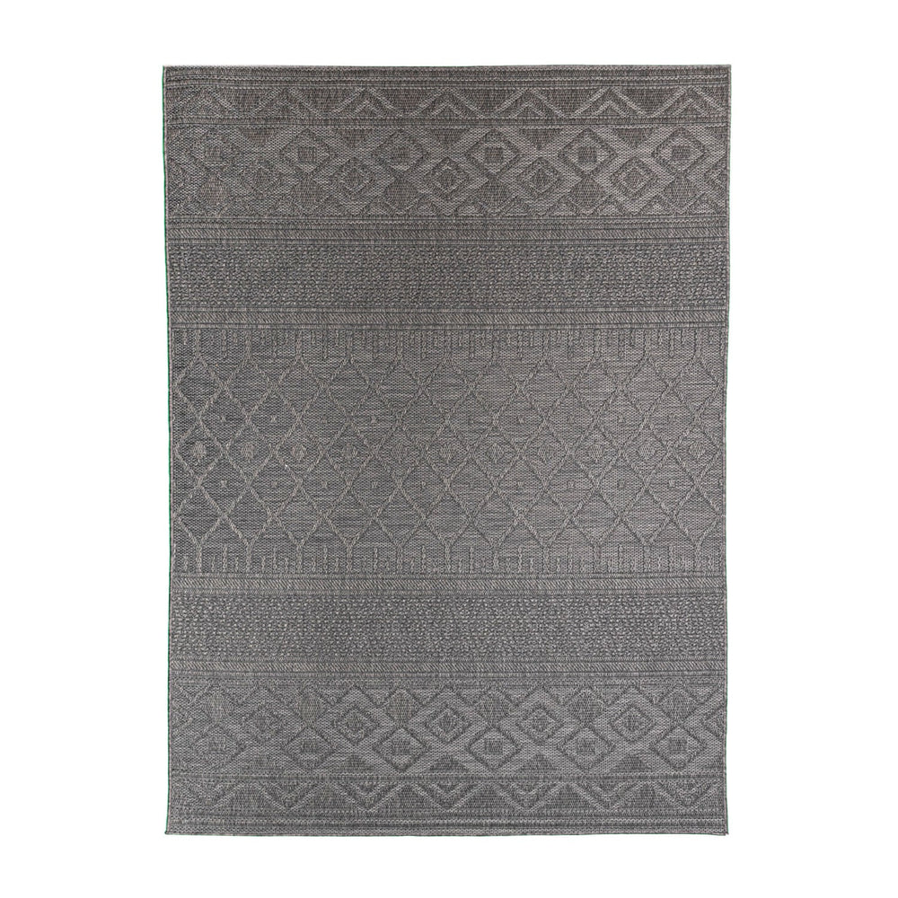 Indoor Outdoor Rug - Dunes Geo Anthracite