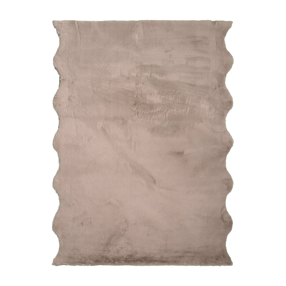 Soft High Pile Rug - Comfy Supreme Wavy Taupe
