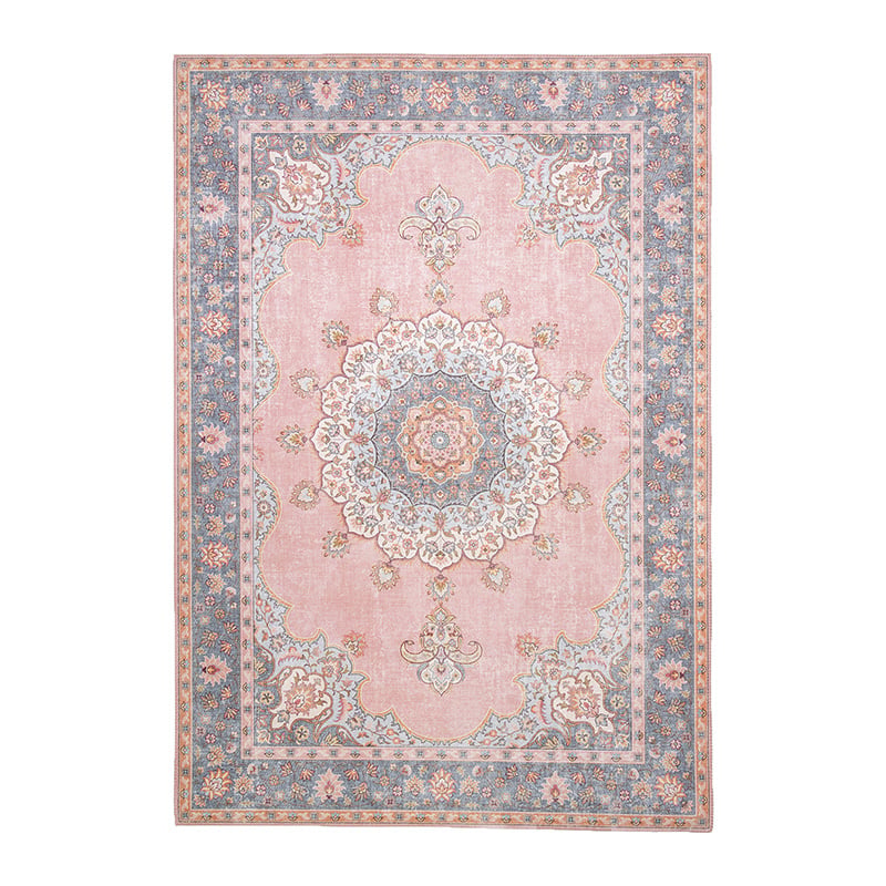 Vintage Rug - Lily Medallion Pink