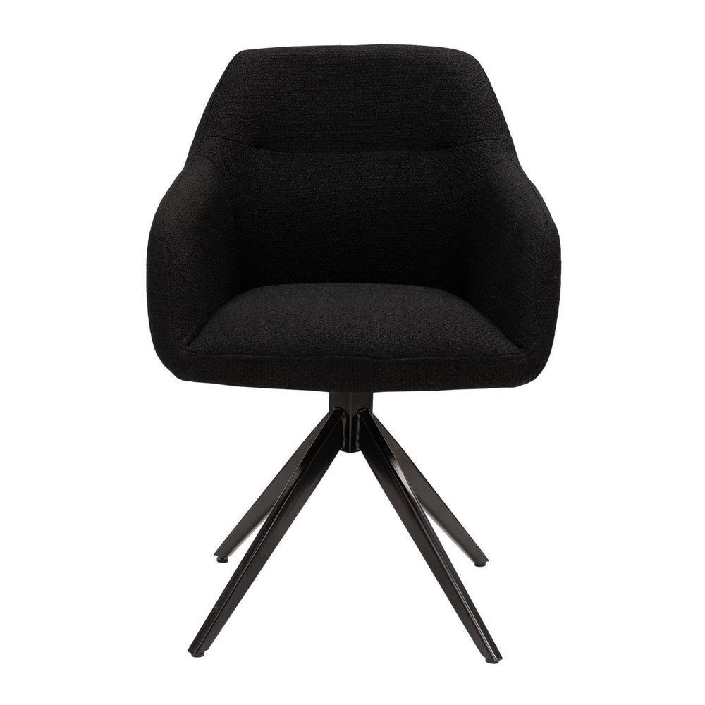 Swivel Chair - Rafi Black