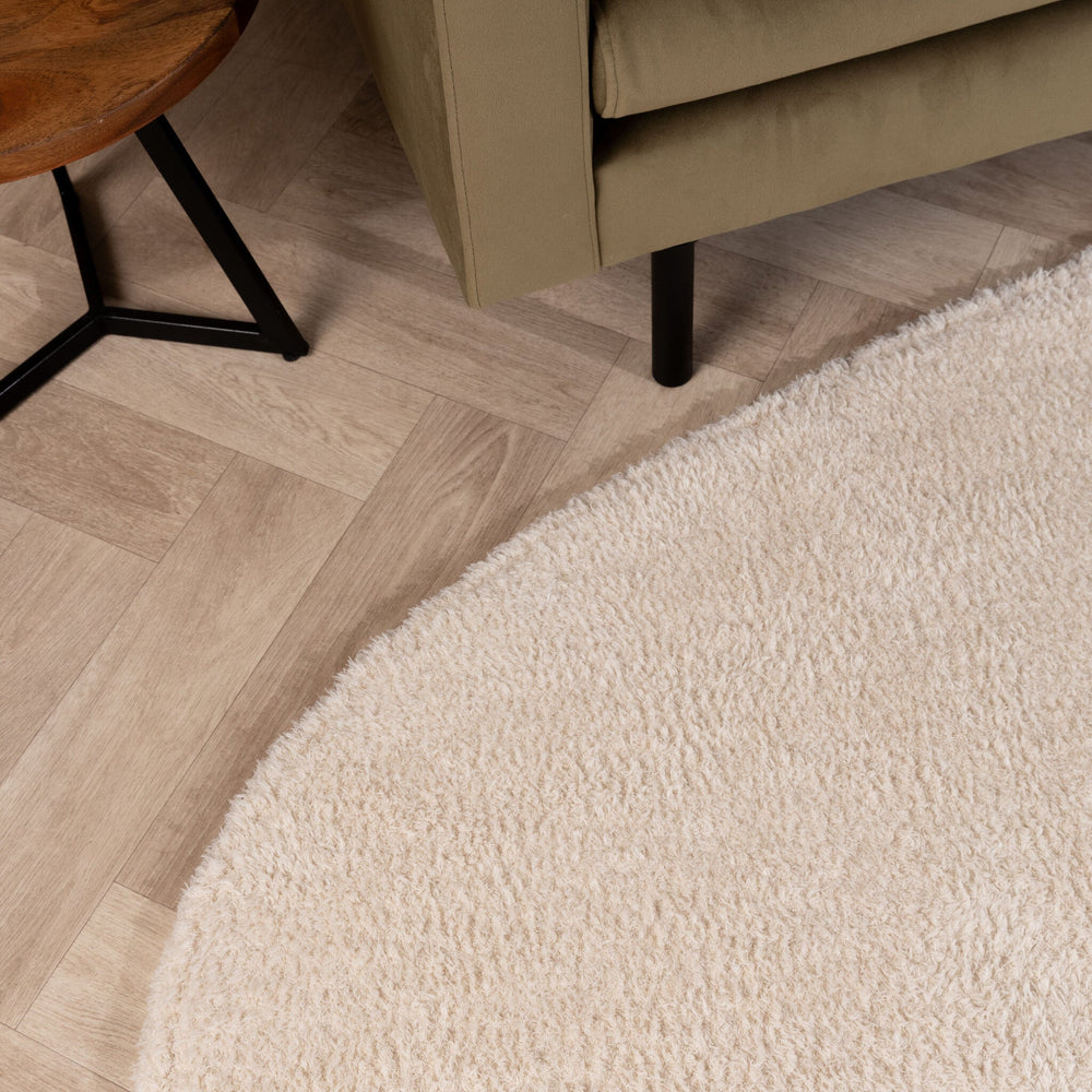 Soft organic rug - Teddy Creme