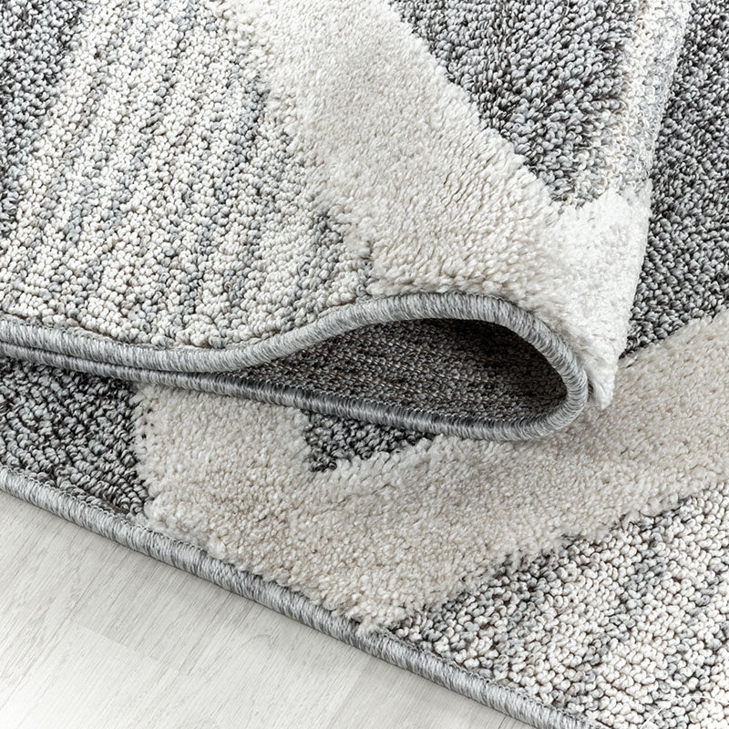 Scandinavian Rug - Pitea Lines Grey/Cream