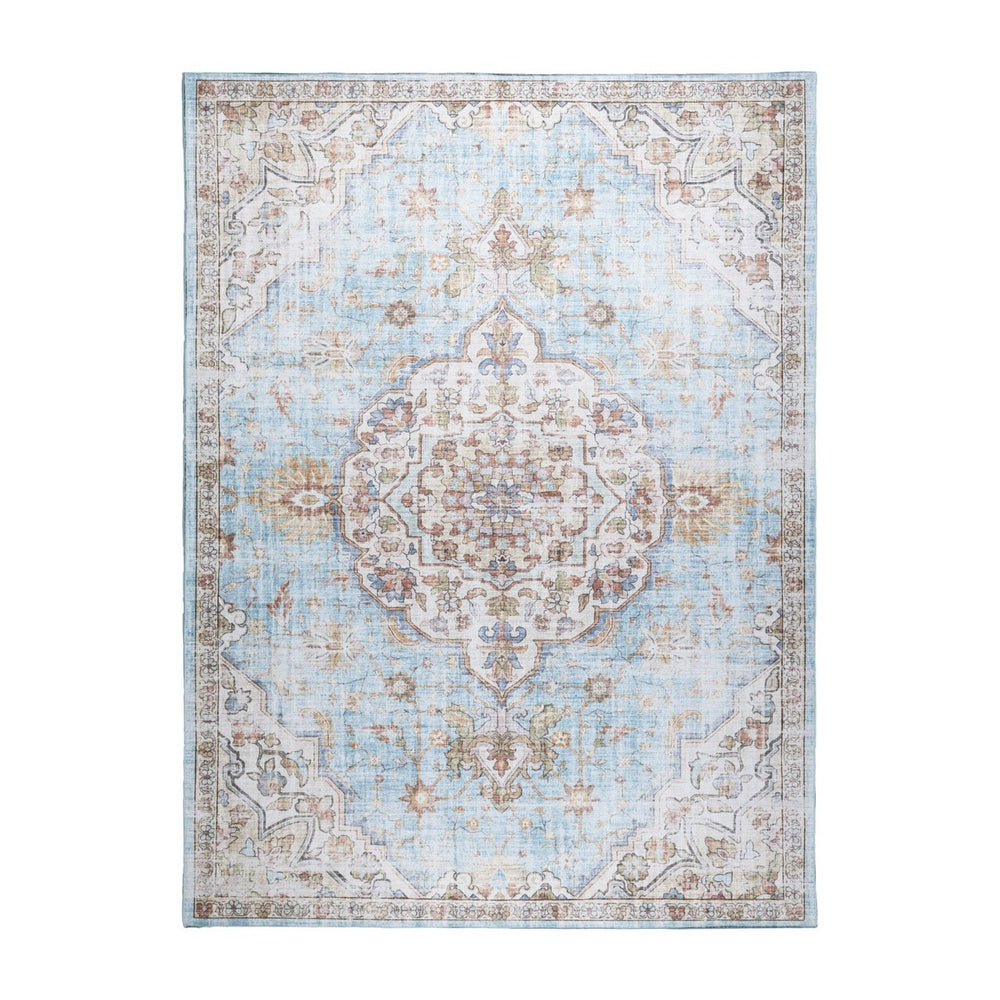 Oriental Rug - Leyla Medallion Light Blue
