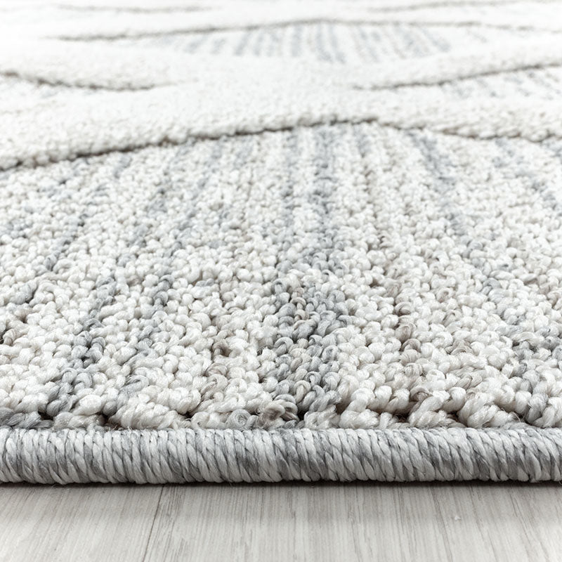 Scandinavian Floor Rug - Pitea Diamond Grey