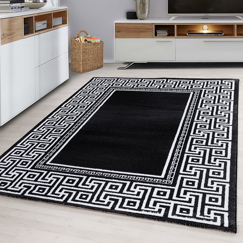 Modern Floor Rug - Jena Black 9340