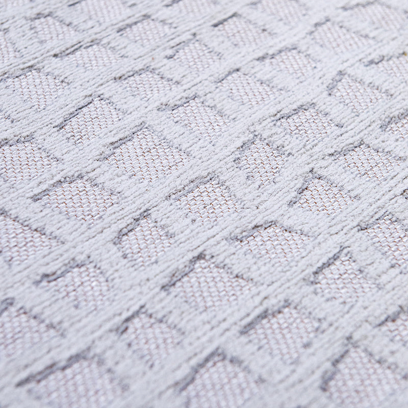 Round modern floor rug - Structures Trammel 9246