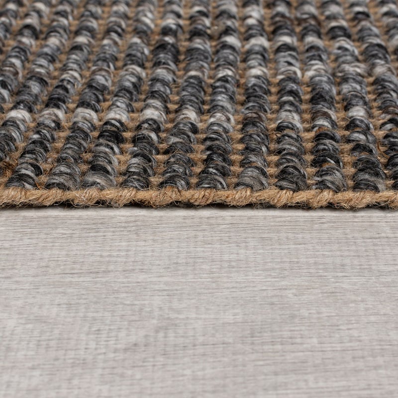 Jute Rug - Motto Ombre Grey