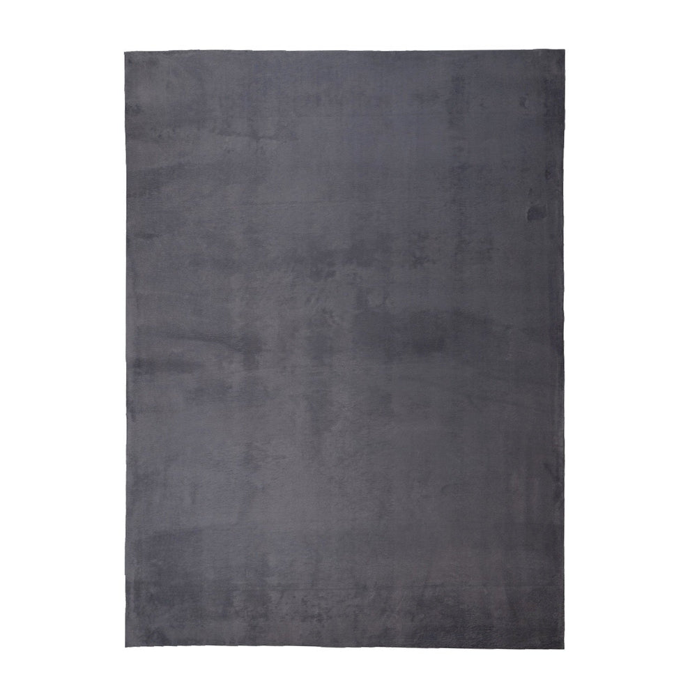 Soft Low-Pile Rug - Cozy Anthracite
