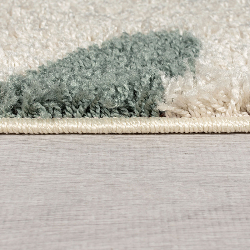 High-pile floor rug - Alano Squiggle Multicolor