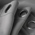Luxury blackout curtains - Mint - Rings
