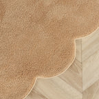 Round washable rug - Puck Brown