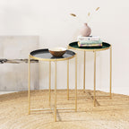 Side table - Ella Gold Grey